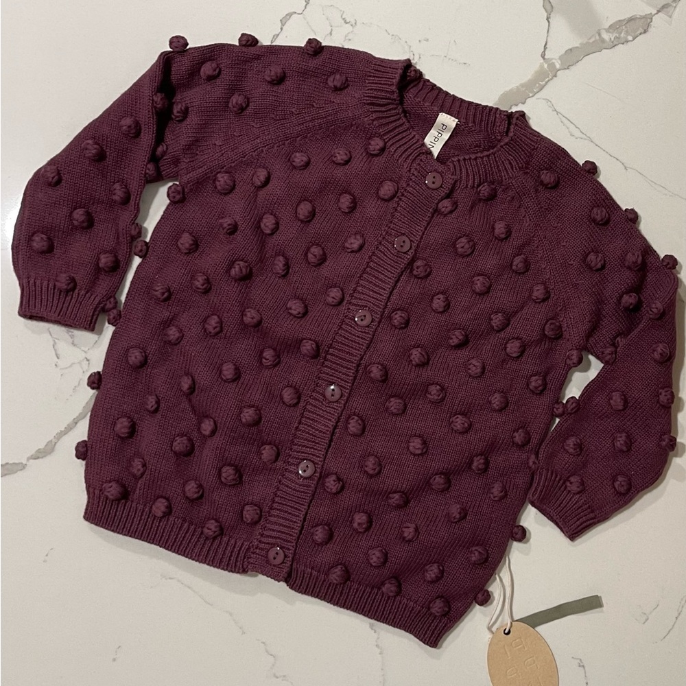 Wear pippin knit Popcorn cardigan